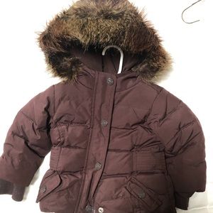 Baby gap 12 mo coat brown